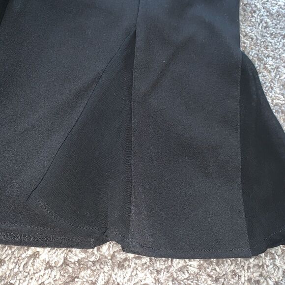 New York & Company Flare Skirt Black‎ Women’s Size 12 Lined Office Business - Picture 2 of 8